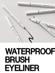 Bút Kẻ Mắt Nước Karadium Chống Trôi, Sắc Nét  Waterproof Brush Liner - Black 0.55g