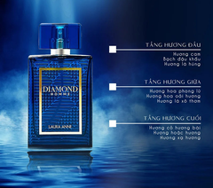 Nước Hoa Nam Laura Anne Diamond Homme Sang Trọng, Lôi Cuốn 45ml