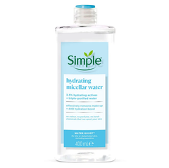 Nước Tẩy Trang Sạch Sâu, Cấp Ẩm Đa Tầng Simple Micellar Water Boost 400ml