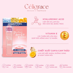 Son Dưỡng Môi Senka Cấp Ẩm & Ngừa Khô, Nẻ Môi Perfect Aqua Lip Balm 4.5g