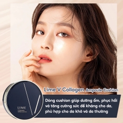 [DƯỠNG ẨM - XANH] Phấn Nước Lime Dưỡng Ẩm V Collagen Ample Cushion SPF50+ PA+++  20g