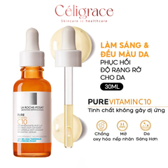 [CLESAL2401 - DATE 07/2024] Tinh Chất Làm Sáng Da Và Giảm Thâm Nám La Roche-Posay Redermic Pure Vitamin C10 Serum 30ml