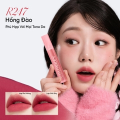 Son Kem Nhung, Mịn Lì Colorkey Airy Velvet Lip Lacquer 2.5g (Phiên Bản Mới)
