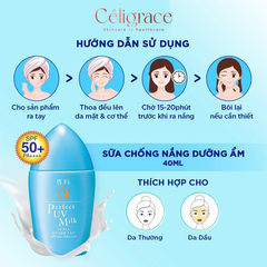 Sữa Chống Nắng Senka Kiềm Dầu, Mịn Lì SPF50/PA++++ Perfect UV Milk 40ml