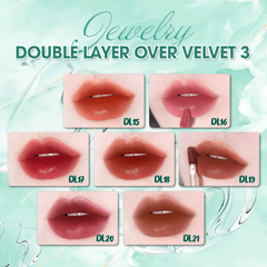 [MÀU DL15 - MÀU DL21] Son Kem BLACK ROUGE Double Layer Over Velvet Ver 3 - Jewelry
