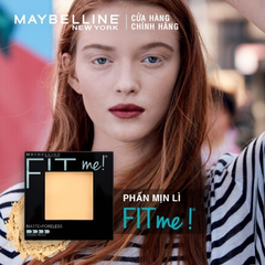 Phấn Phủ MAYBELLINE Dạng Nén Mịn Lì, Kiềm Dầu Hiệu Quả Fit Me Matte Poreless Powder 8.5g (Hộp Vuông)