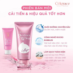 Sữa Rửa Mặt Senka Tạo Bọt Bổ Sung Collagen Perfect Whip Collagen In 120g