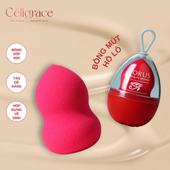 Mút Trang Điểm Horus 3D Beauty Sponge Hình Hồ Lô Màu Hồng (Ip04)