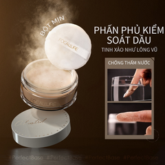 Phấn Phủ FOCALLURE Dạng Bột Kiềm Dầu Mềm Mại Tự Nhiên Poreless Matte Loose Powder FA-201 12