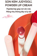 Son Kem Lì Đầu Bông Dặm JUDYDOLL Matte Lip Cream 1.8g
