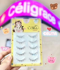 [TẶNG 10 NHẪN ĐỰNG KEO] [MI DƯỚI - 5 CẶP] Mi Giả CÉLITA Gân Trong Tự Nhiên & Mềm Mại