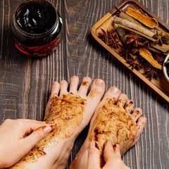 Tẩy Da Chết Toàn Thân Exclusive Cosmetic Quế Hồi Cafe Belarus Gel Scrub Coffee & Cinnamon Cloves 380g