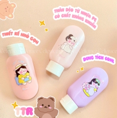 CM-2331 - Set 3 Tuýp Chiết Mỹ Phẩm, Dầu Gội, Sữa Tắm Du Lịch TTR 60mlx3