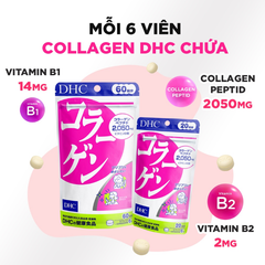 Viên Uống DHC Bổ Sung Collagen Đẹp Da - Chống Lão Hóa - Giảm Nếp Nhăn (Dạng Túi)