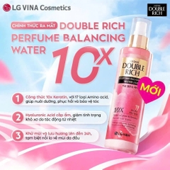 Nước Xịt Dưỡng Tóc Double Rich Hương Nước Hoa 10X Keratin 200ml