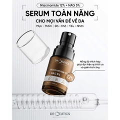 Serum DrCeutics Hỗ Trợ Dưỡng Sáng, Giảm Thâm Mụn, Kiềm Dầu Niacinamide 12%+ NAG 5% 30g