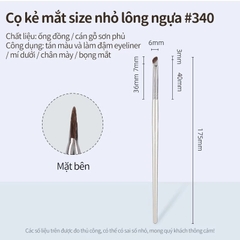 Cọ Kẻ Mắt Nhỏ GUOXIAONIU Rose Gold Small Eyeliner Brush #340