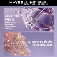 Kem Nền MAYBELLINE Bắt Sáng Che Phủ Hoàn Hảo, Bền Màu Lâu Trôi Super Stay 30H Lumi Matte Fondation SPF 16 35ml (Nắp Tím)