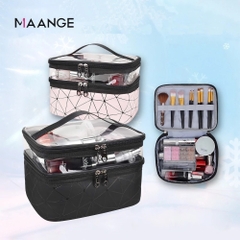 MAANGE - Túi Du Lịch Tiện Lợi Có Khóa Kéo Chống Nước Hai Tầng 0316