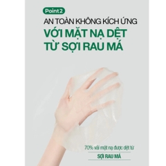 Mặt Nạ Cell Fusion C Rau Má Hạ Nhiệt, Giảm Mụn & Dịu Da Cica Cooling Mask 27g