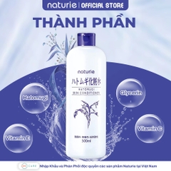 Toner Naturie Dưỡng Ẩm Da Từ Hạt Ý Dĩ Skin Conditioner 500ml