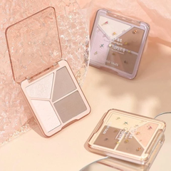 Phấn Bắt Sáng, Tạo Khối GOGO TALES 4 Ô Light Shadow Flawless Highlight Contouring Palette
