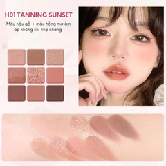 Bảng Phấn Mắt 9 Ô Hold Live Simple Specular Light Eyeshadow Palette