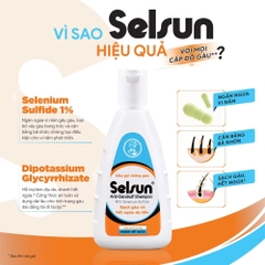 Dầu Gội Selsun Ngăn Ngừa Gàu & Nấm, Hỗ Trợ Giảm Ngứa Da Đầu Anti-Dandruff Shampoo
