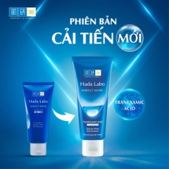 Kem Rửa Mặt Hada Labo Sạch Sâu, Dưỡng Sáng Da Perfect White Tranexamic Acid Cleanser 80g