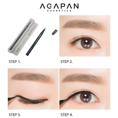 Bút Dạ Kẻ Mắt AGAPAN Waterproof Eyeliner Black 0.5g