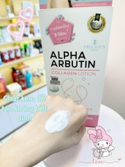 Sữa Dưỡng Thể Precious Skin Alpha Arbutin Dưỡng Trắng Da 3 Plus + Collagen 500ml