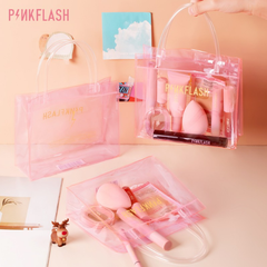 Túi Xách PINKFLASH Đựng Mỹ Phẩm Bằng PVC Chống Thấm Nước Chuyên Dụng 30g