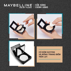 Phấn Phủ MAYBELLINE Dạng Nén Mịn Lì, Kiềm Dầu Hiệu Quả Fit Me Matte Poreless Powder 8.5g (Hộp Vuông)