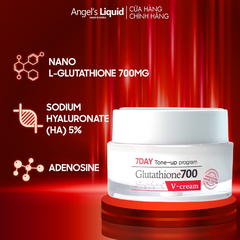 Kem Dưỡng Angel's Liquid Làm Sáng Da, Mờ Thâm 7 Day Whitening Program Glutathione 700 V-Cream 50ml