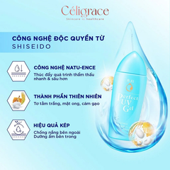 Gel Sữa Chống Nắng Senka Ẩm Mượt Cho Da Khô Perfect UV Gel SPF50/PA++++ 80ml