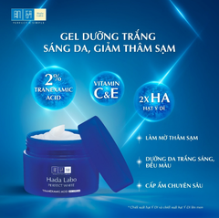 Gel Dưỡng Hada Labo Làm Trắng Da, Giảm Thâm Nám Perfect White Tranexamic Acid Gel Cream 50g
