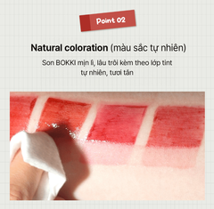 [MÀU GB01 - GB12] Son Tint Bóng BLACK ROUGE Glow Bokki Tint