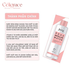 Nước Tẩy Trang Ju:cy pH 5.5 Micellar Water 200ml