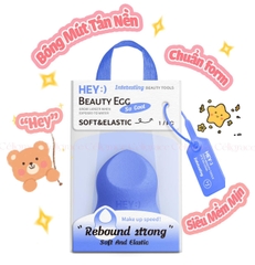 [HEY-KMHDP] H-9001 - Bông Mút Trang Điểm Nền HEY Beauty Egg Hình Hồ Lô Vạt Xéo 24g