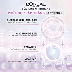 Serum L'OREAL Dưỡng Sáng Và Mờ Thâm Nám Glycolic-Bright Instant Glowing Serum 1.0% Glycolic Acid 30ml