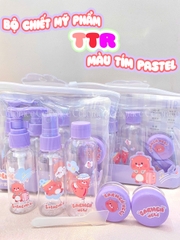 CM-KL1198 [SET 6 MÓN] - Bộ Chiết Mỹ Phẩm TTR Carmen Heli (Tím)