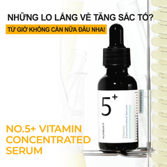 Tinh Chất Numbuzin Hỗ Trợ Dưỡng Trắng Sáng Da Và Làm Mờ Thâm Nám No.5+ Vitamin Concentrated Serum 30ml