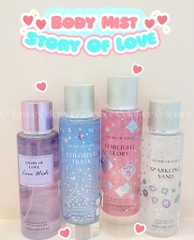 Xịt Thơm Body Mist Hương Nước Hoa Lưu Hương Lâu Story Of Love 250ml