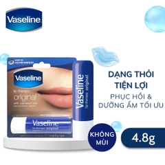 Son Thỏi Vaseline Dưỡng Ẩm, Chống Nứt Nẻ Môi Không Màu Lip Therapy Dạng Thỏi 4.8g