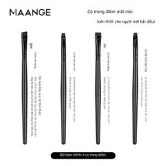MAANGE - Bộ 4 Cọ Kẻ Viền Mắt & Mày 51174