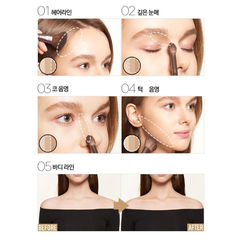 Phấn Tạo Khối 3 Màu Too Cool For School Art Class By Rodin Shading 9.5g