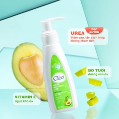 Lotion Tẩy Lông Cléo Dạng Sữa Cho Mọi Loại Da Avocado Hair Removal Lotion All Skin Types 90ml