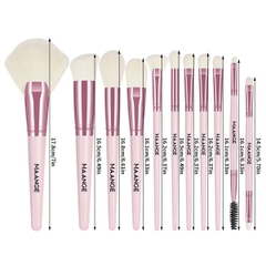 MAANGE - Bộ 11 Cọ Trang Điểm 52160 (Hồng)