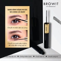 Mascara Browit Hai Đầu Làm Tơi Và Cong Mi Professional Duo Mascara #Sexy Black 4g +4g