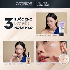 Phấn Phủ CATRICE Dạng Nén Kiềm Dầu All Matt Plus Shine Control Powder #010 Transparent 10g